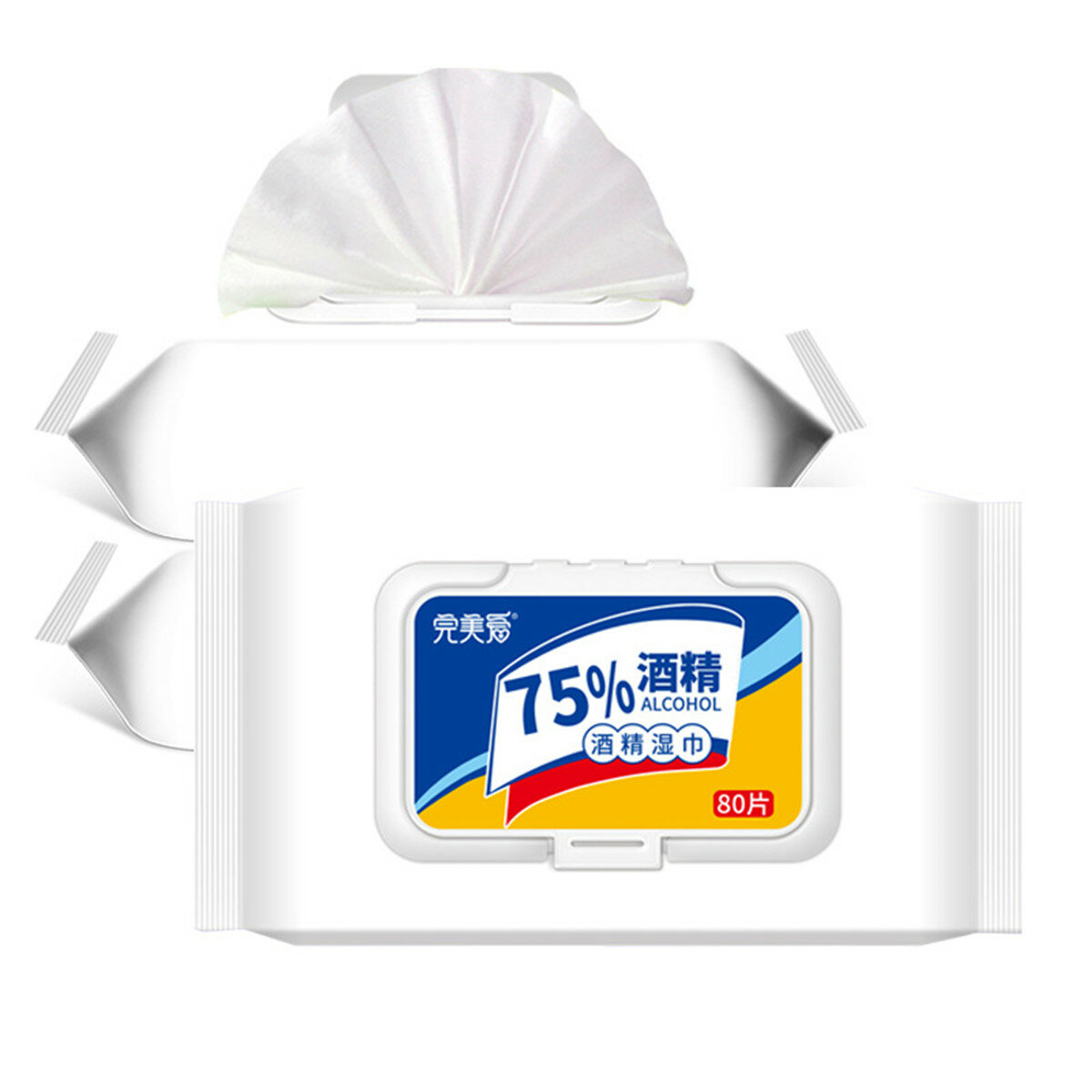 

1 упаковка из 80 шт. 75% спирта дезинфицирующие салфетки дезинфекция чистящие влажные салфетки используются для очистки