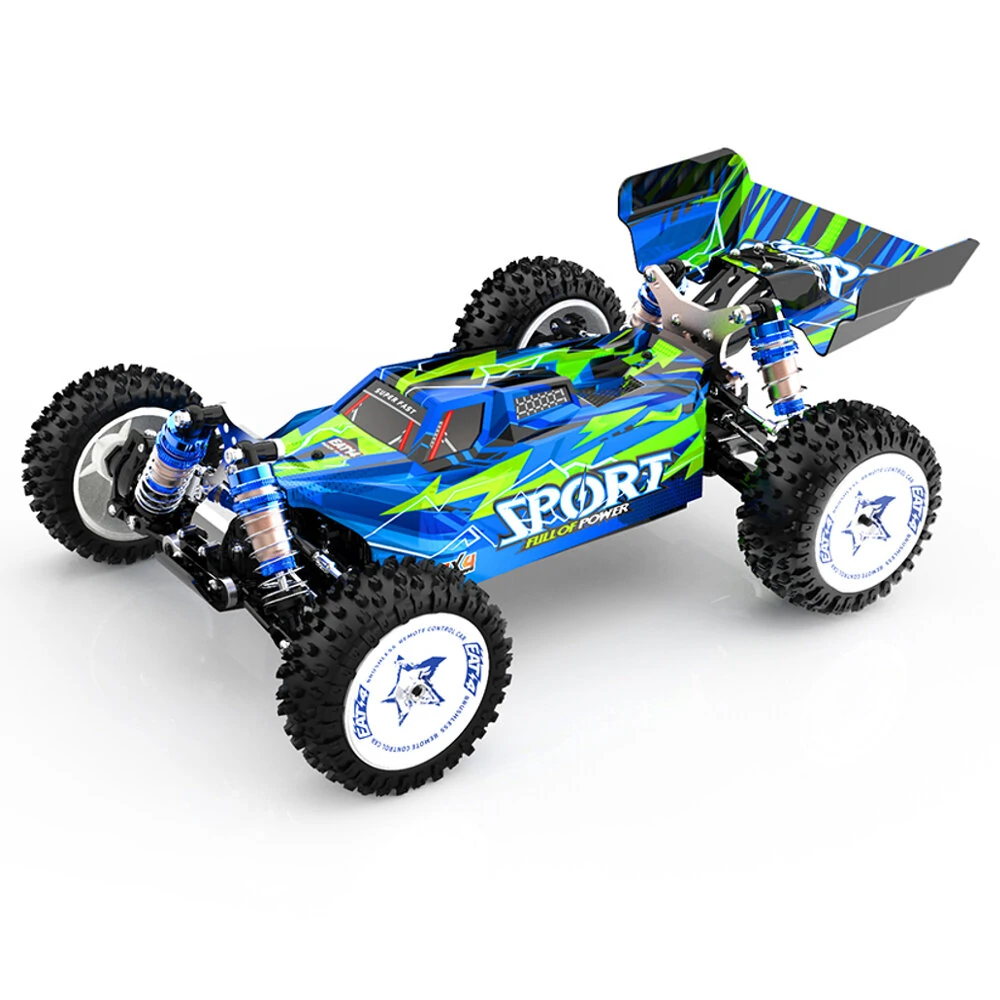 Eachine EAT14 RTR 1/14 2.4G 4WD 75km/h Brushless RC Car Vehicles Metal Chassis Full Proportional Model Toys - Blue