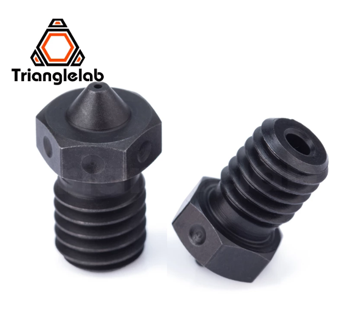 Trianglelab Dforce A2 Hardened Steel V6 Nozzles For Printing PEI PEEK OR Carbon Fiber Filament For E3D HOTEND for 3D
