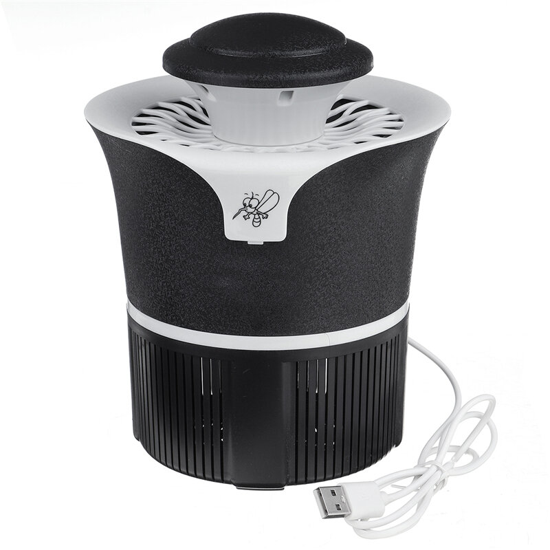 3LED USB Mosquito Insect Killer Lamp UV Stille veiligheid Muggenmelk