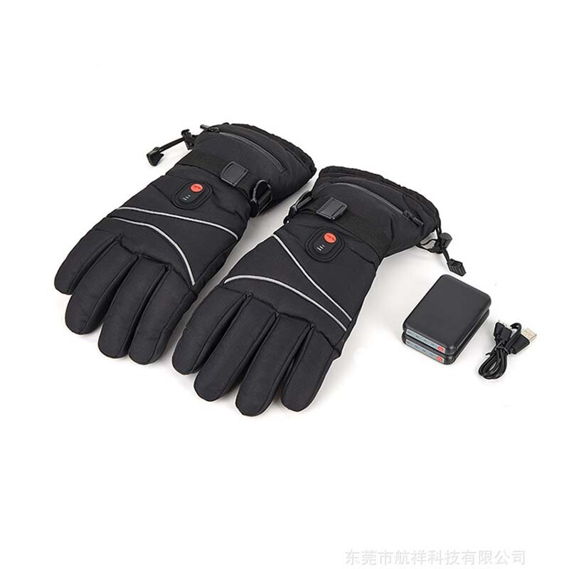 1 paio di guanti riscaldanti 3 modalità di temperatura regolabile Touchscreen impermeabile antivento Guanti riscaldati elettrici per uomo donna per sciare ciclismo motocicletta
