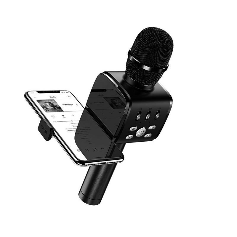 

JOYROOM JR-MC3 2 in 1 Handheld Wireless bluetooth Multifunction Microphone with Phone Holder for Phone PC Karaoke Nights