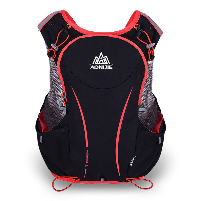 AONIJIE 5L Sports Running Vest Backpack Marathon Hydration Water Bag Pack Holder