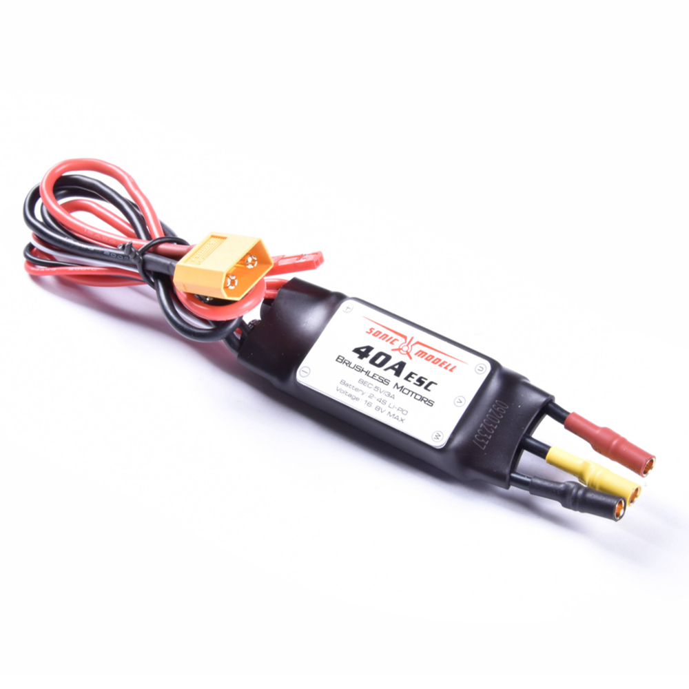 40A Brushless ESC With 5V 3A BEC for Sonicmodell AR Wing Pro