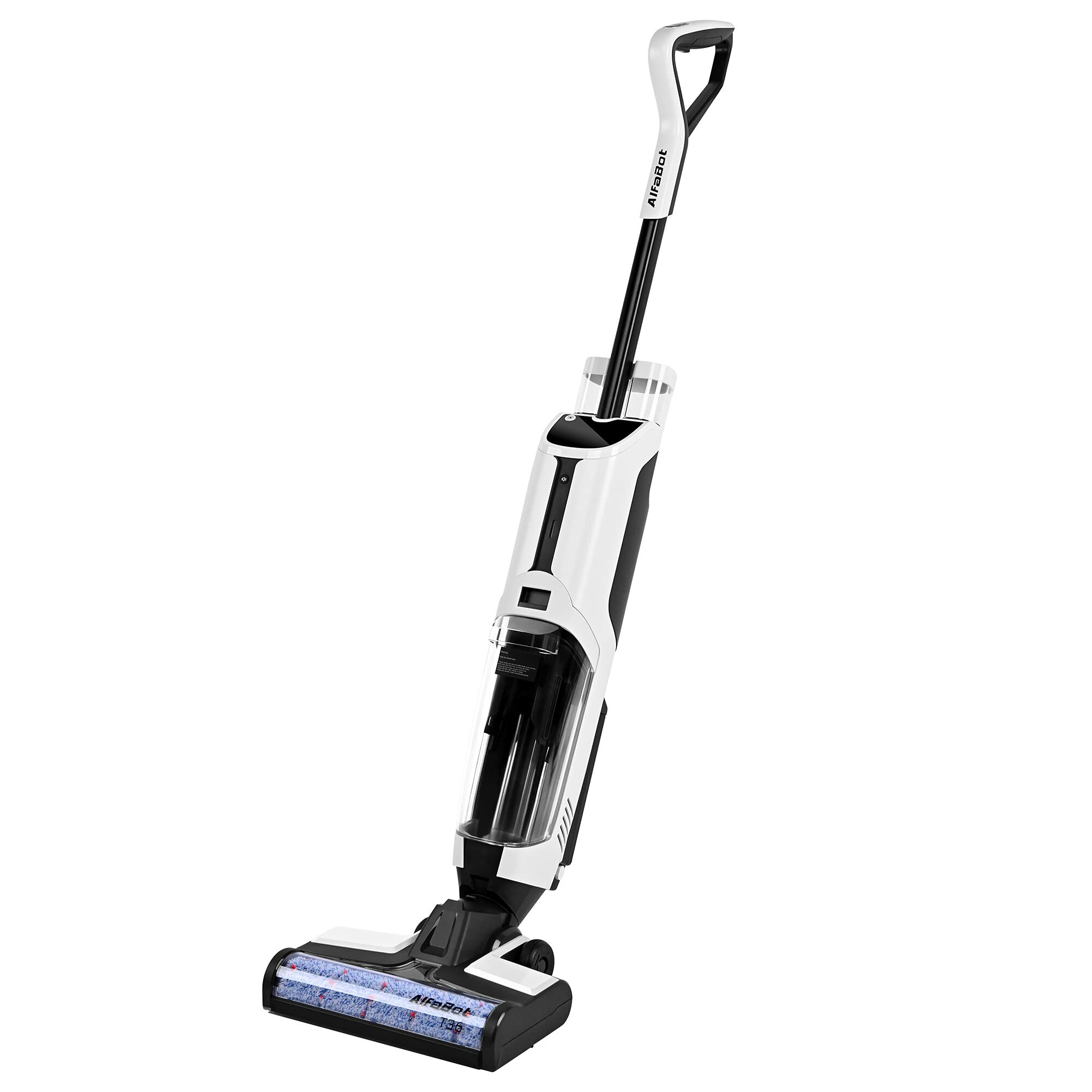 Alfabot T36 Cordless Floor Wet Dry, Best Hardwood Floor Mop Vacuum