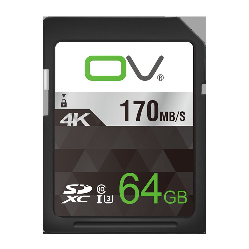 OV 64G Geheugenkaart Sd-geheugenkaart Hoge Snelheid 170 MB / S 4K HD Micro Sd-kaart voor SLR Digital