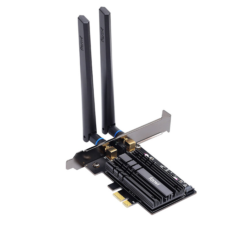 Dual band 2400Mbps Wifi 6 AX200NGW PCI-E 1X Network Card For Intel AX200 2.4G/5Ghz 802.11ac/ax bluetooth 5.0 Wireless Ad