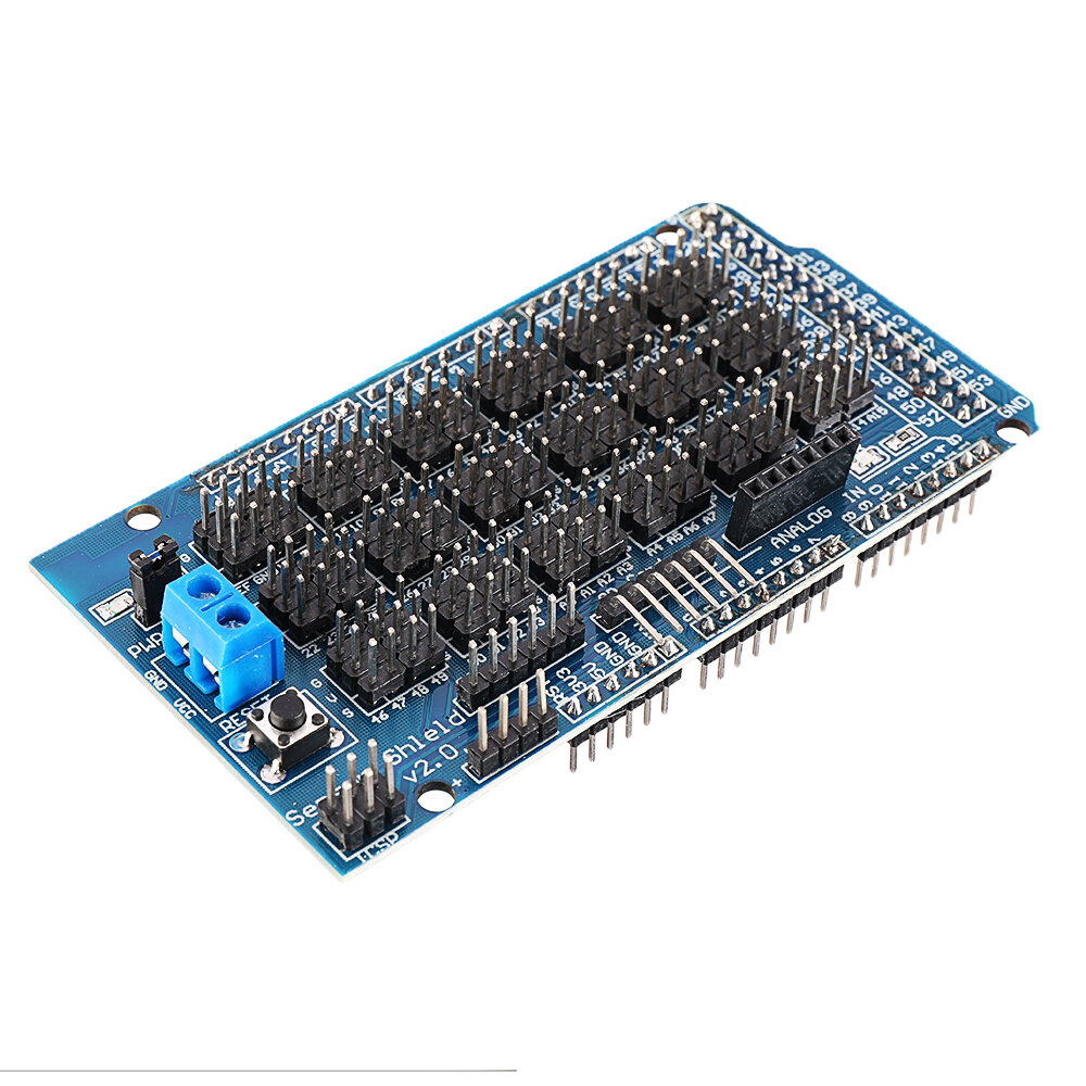 

MEGA Sensor Shield V2.0 Expansion Board For ATMEGA 2560 R3 Geekcreit for Arduino - products that work with official Ardu