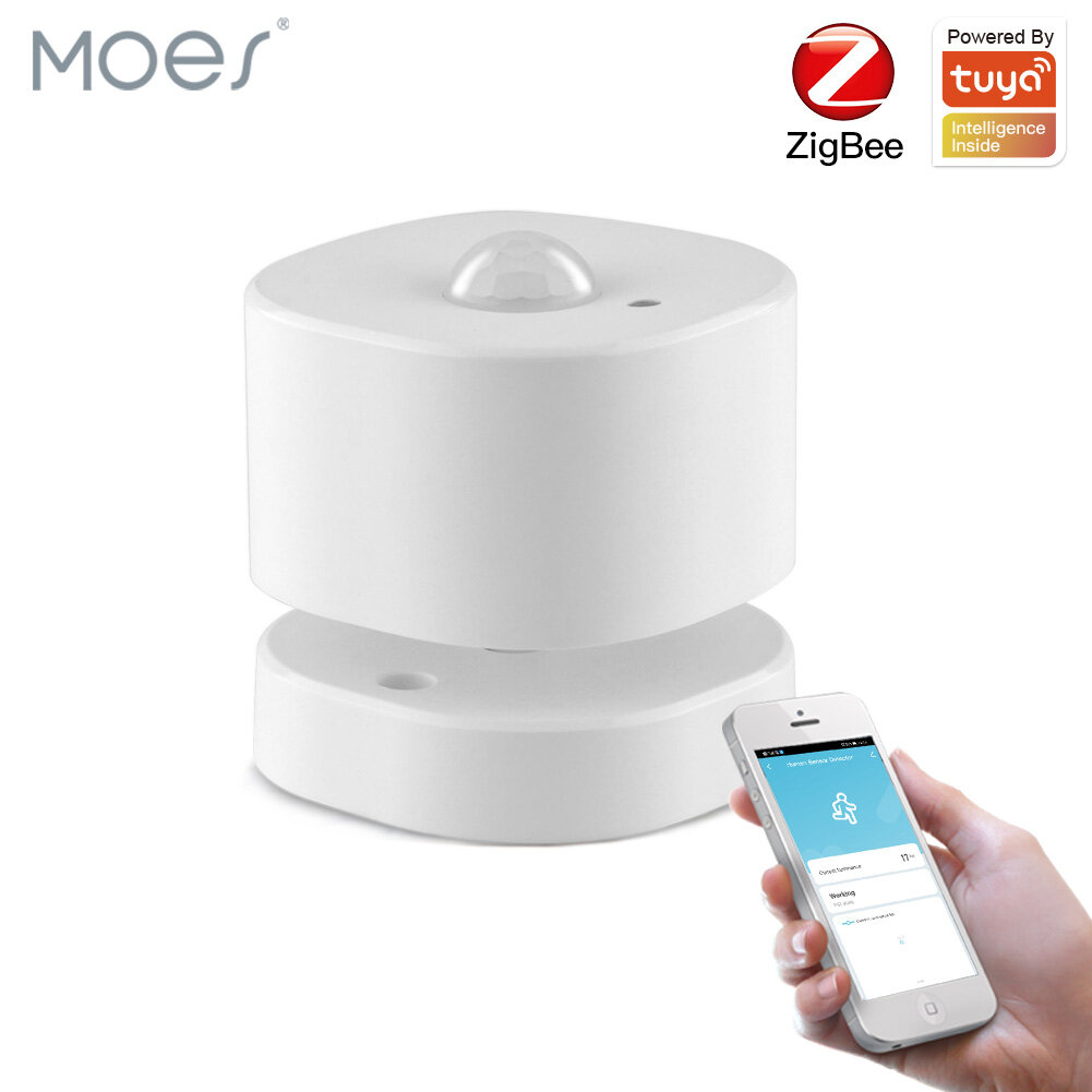 

Tuya Zigbe Smart Motion Sensor PIR Human Detector Remote APP Control Intelligent Linkage Home Security Alarm System