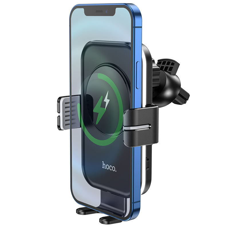 HOCO CA8015Wスマートワイヤレス充電カーマウント充電器iPhone用高速充電12Pro Max Mini Huawei P40 Mate 40 Pro