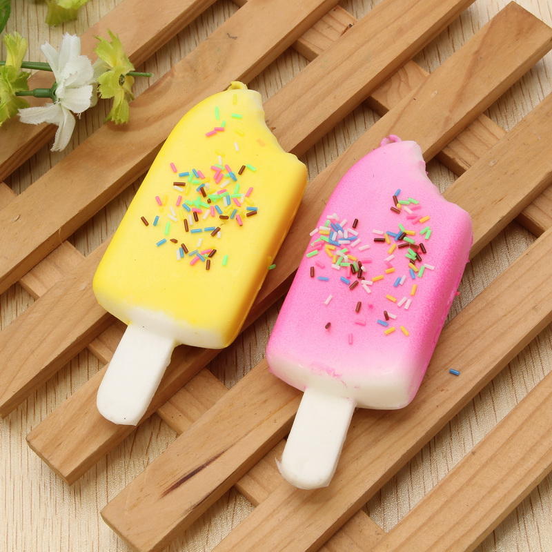 11 centímetros de gelo-lolly popsicle esguio charme PU telefone strap decoração cor aleatória dom