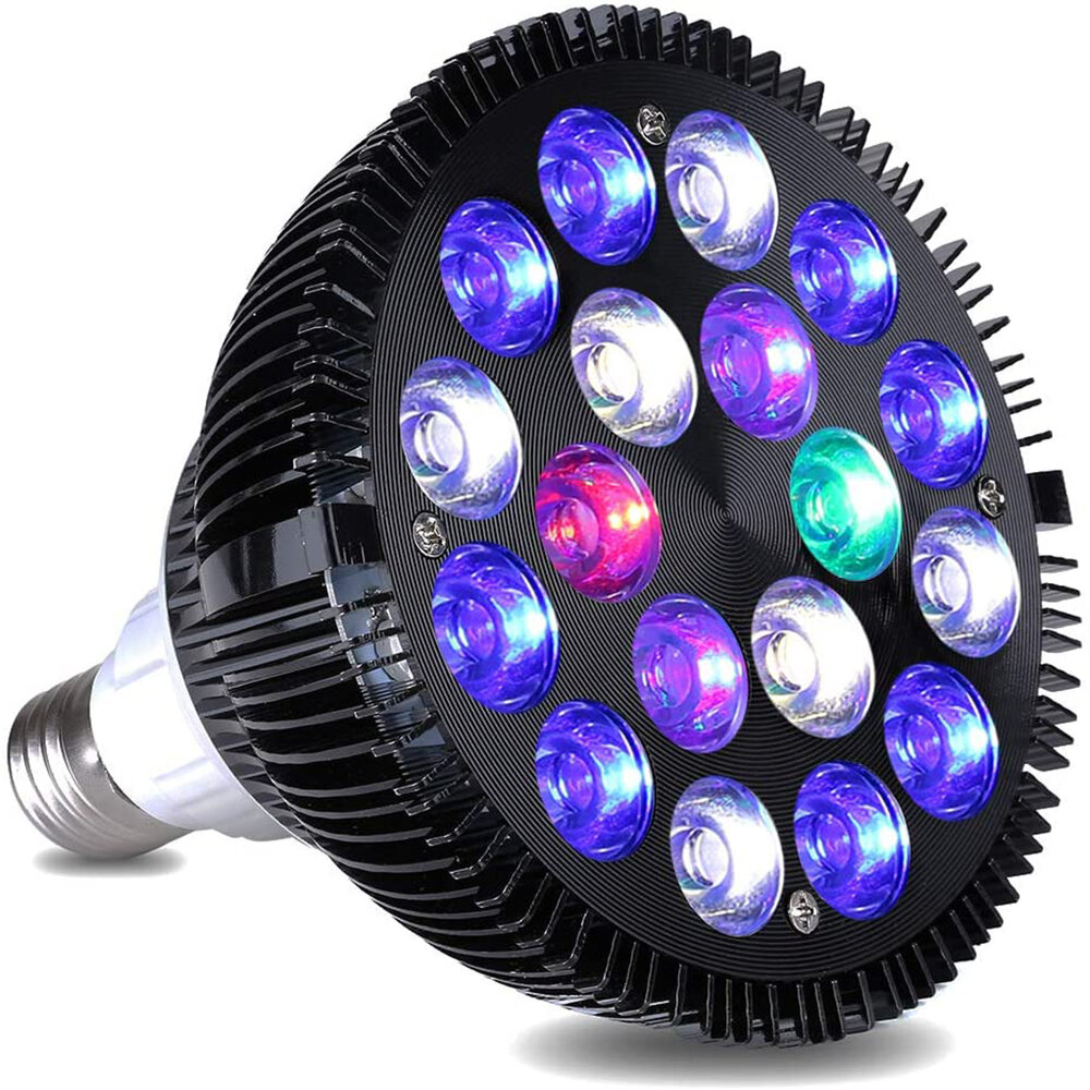 

18W LED Аквариум Light Аквариум Светодиодный Лампочка для аквариума с 6-полосным полным спектром для роста растений в ак