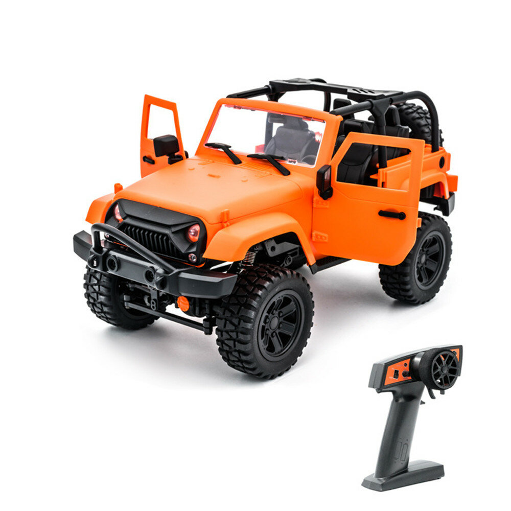F1 F2 1/14 2.4G 4WD RC Car for Jeep Off-Road Vehicles with LED Light Climbing Truck RTR Model
