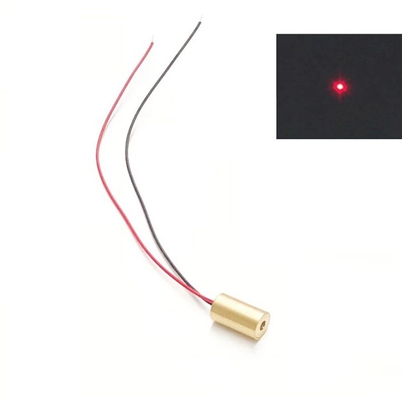 MINI 650nm 5mW 9mm 3V Red Dot Laser Head Laser Positioning Lamp Semiconductor Laser Module