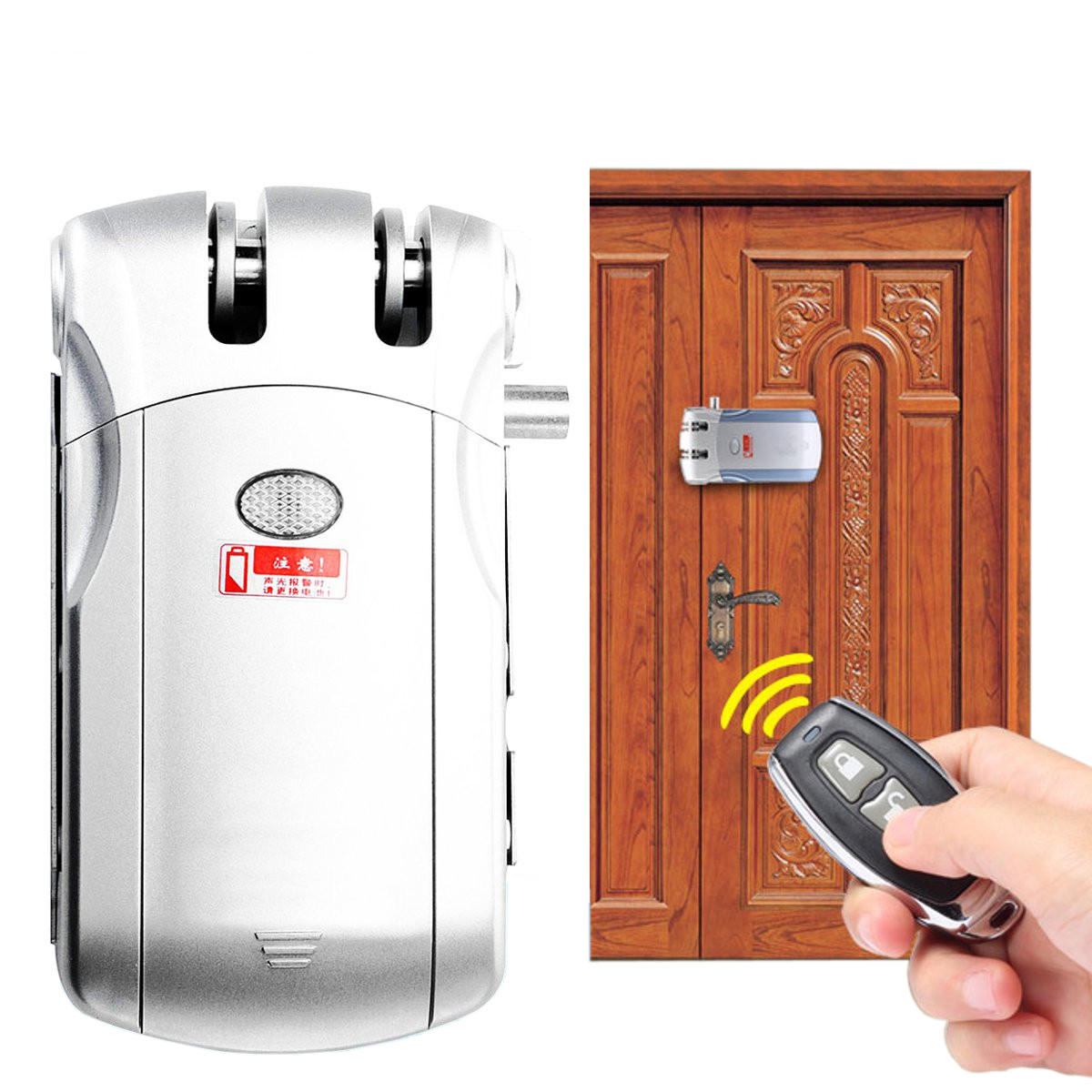 remote control antitheft door lock home wireless security access system set Sale
