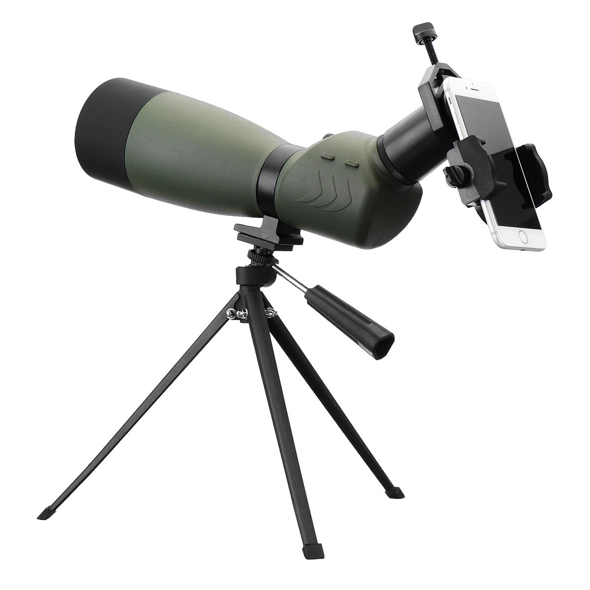 Разнофокальный монокуляр HD-оптики 25-75x70 для наблюдения за птицами на природе с штативом и держателем для телефона