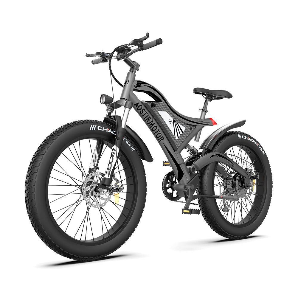 [USA Direct] AOSTIRMOTOR S18 Electric Bike 750W Motor 48V 15AH Battery 26inch Tires 25-35KM Max Mileage 140KG Max Load E