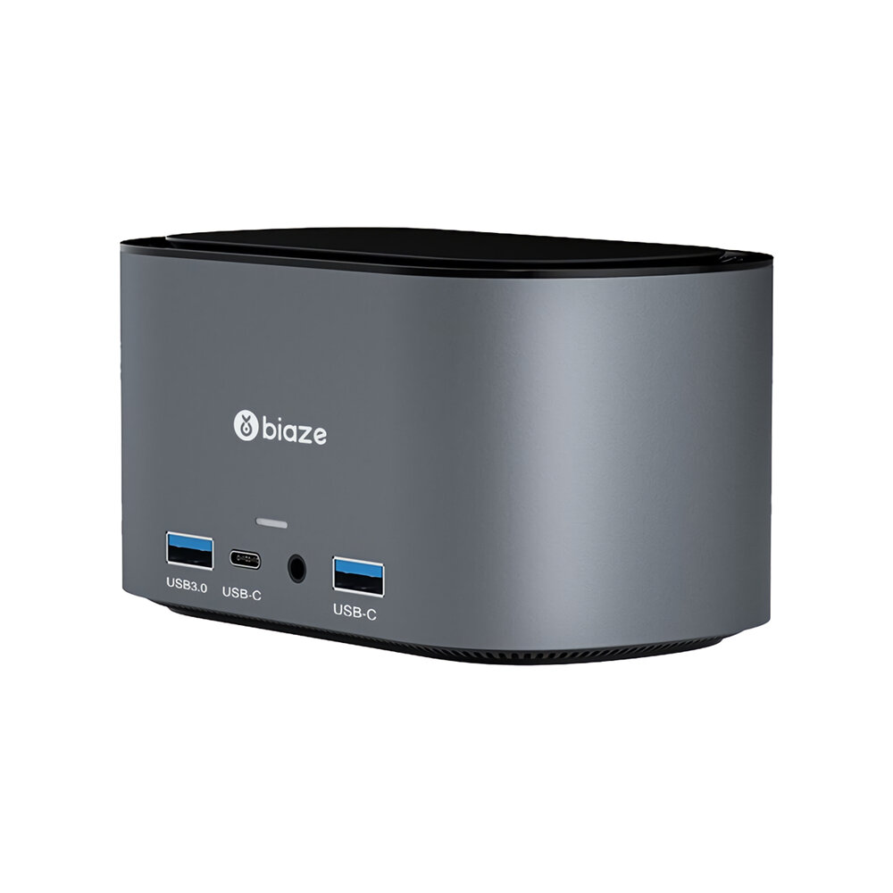 

BIAZE R39 12-in-1 USB-C Hub M.2 SSD Enclosure Support 2TB USB3.0+Gigabit Ethernet+HD+DP+HOST+PD Multi-functional Docking