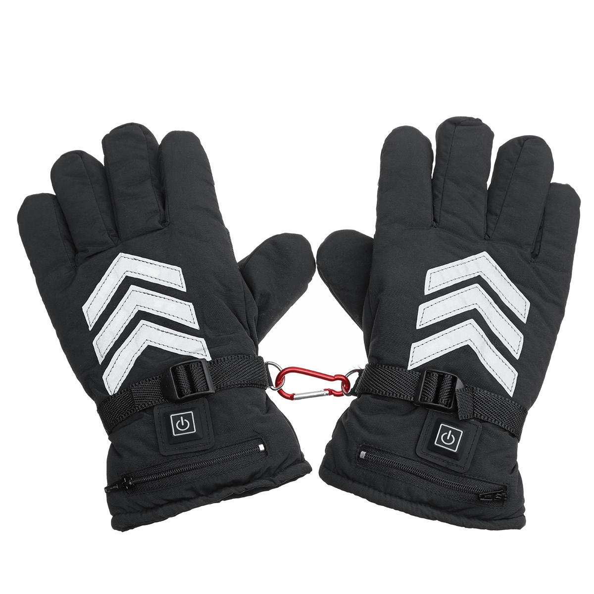 Touch Screen Electric Heated Gloves Rechargeable Battery Motorcycle Outdoor Hands Warmer