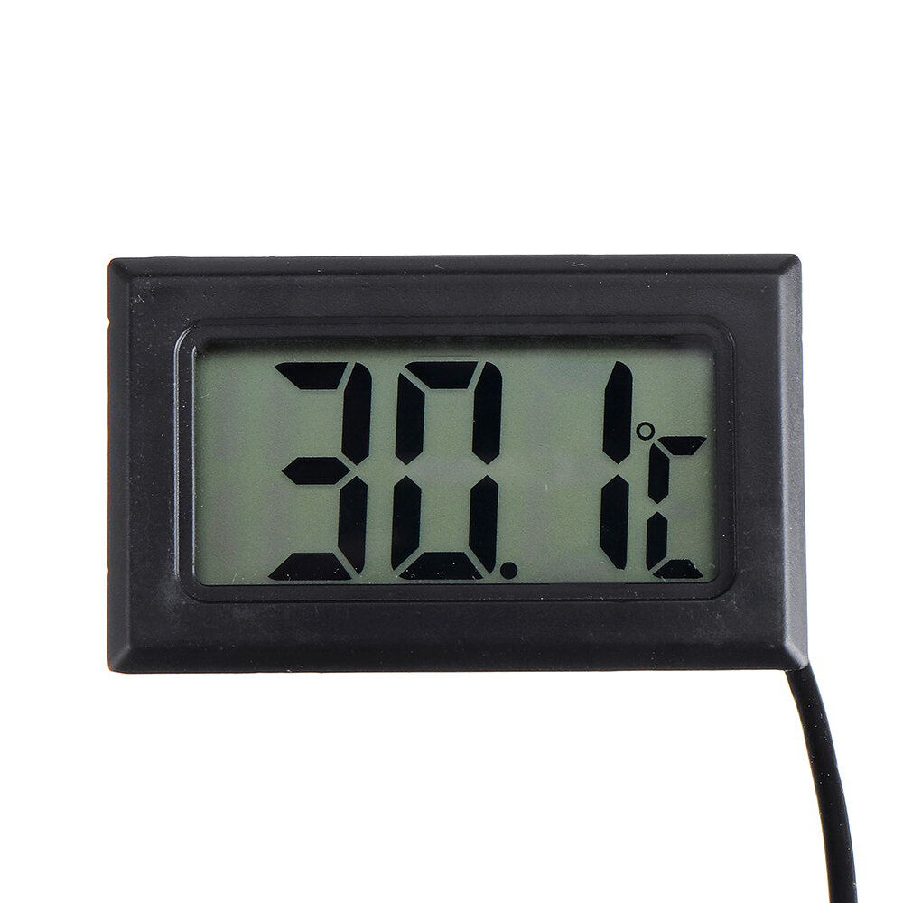 3Pcs 3M Meter Thermometer Electronic Digital Display FY10 Embedded Thermometer Indoor and Outdoor Temperature Measuremen