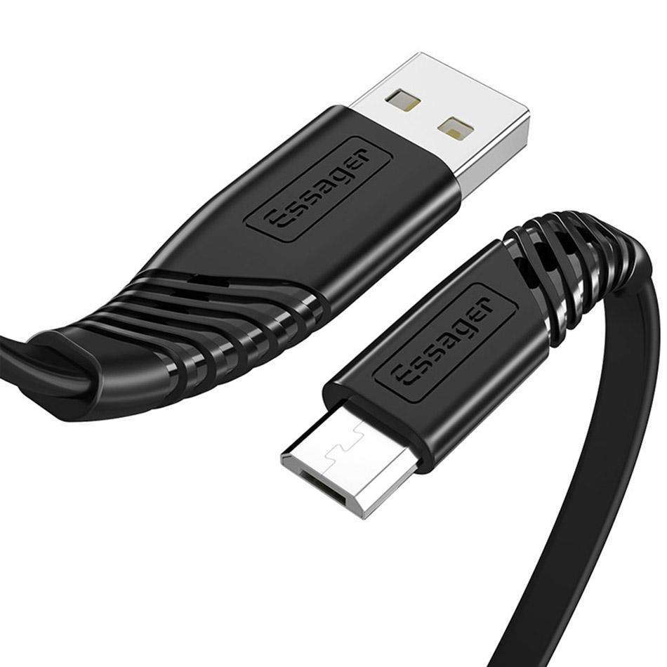 

Essager 2.4A Micro USB Fast Soft Series Charging Data Cable 0.3M 1M For HUAWEI