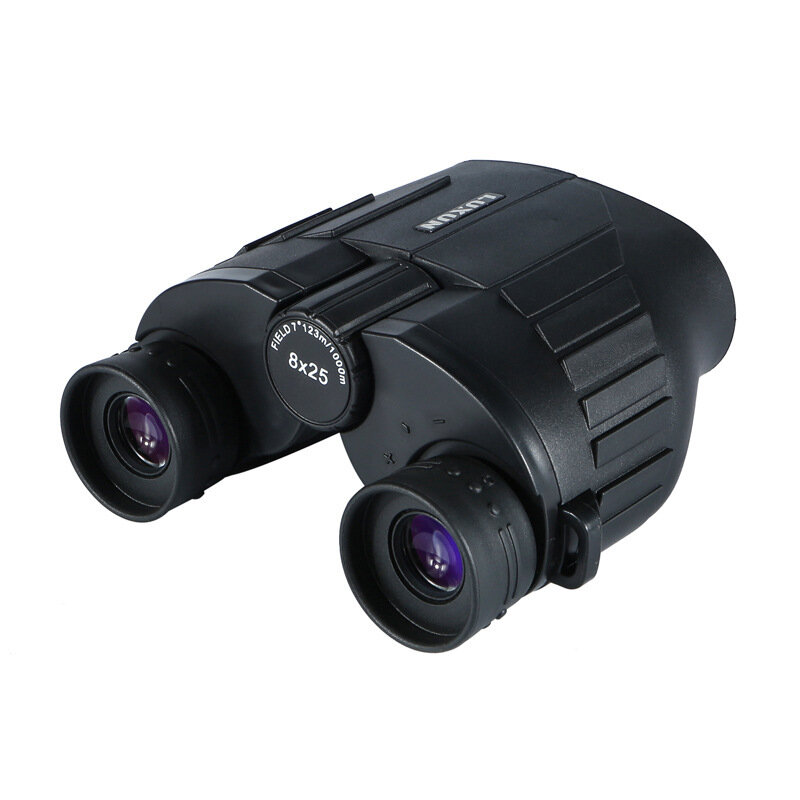 LUXUN TD35D 8X25 Mini HD Film Vert Binoculaire Voyage Camping Télescope Portable Vision Nocturne