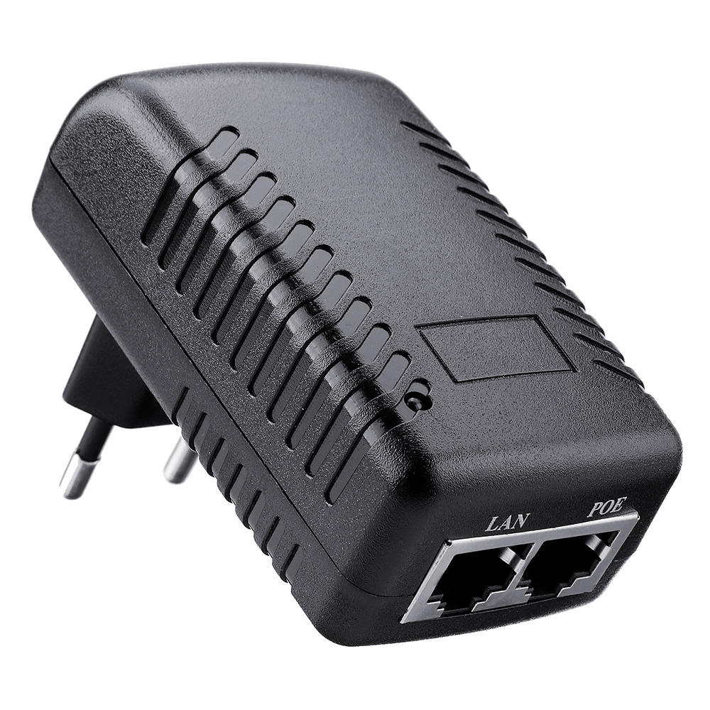 

EU Plug Ethernet POE Injector DC12V 1A 12W Wall Plug POE Switch Power Adapter
