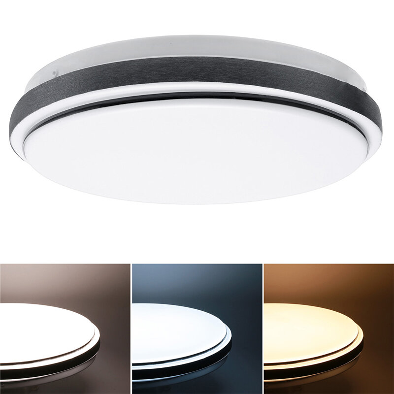 LED Round Ceiling Light Indoor Lighting Single Color/Three Color/Stepless Dimming Dimmable Bedroom Lamp with Remote Cont