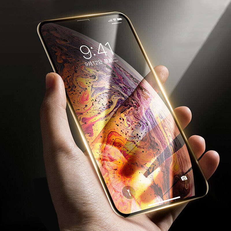 Baseus 0.3mm Full Glass Clear/Anti Blue Ray Light Scratch Resistant Tempered Glass Screen Protector For iPhone XS Max/iP