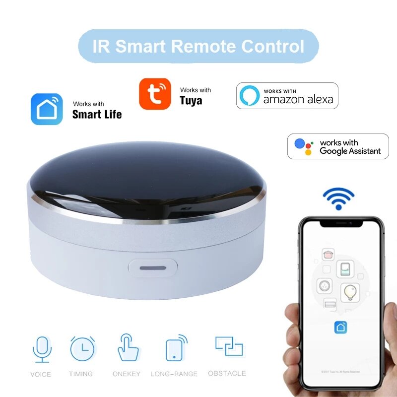 Tuya Smart Home Intelligent WIFI Infrared Remote Controller Voice Remote Control Works with Alexa Google Home