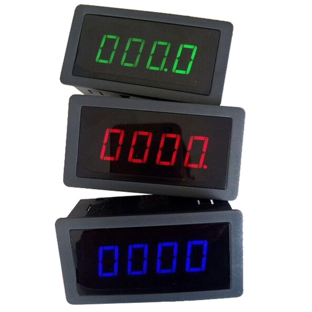 4 Digital LED Tachometer RPM Speed Measure Gauge With Hall Proximity Switch Sensor NPN