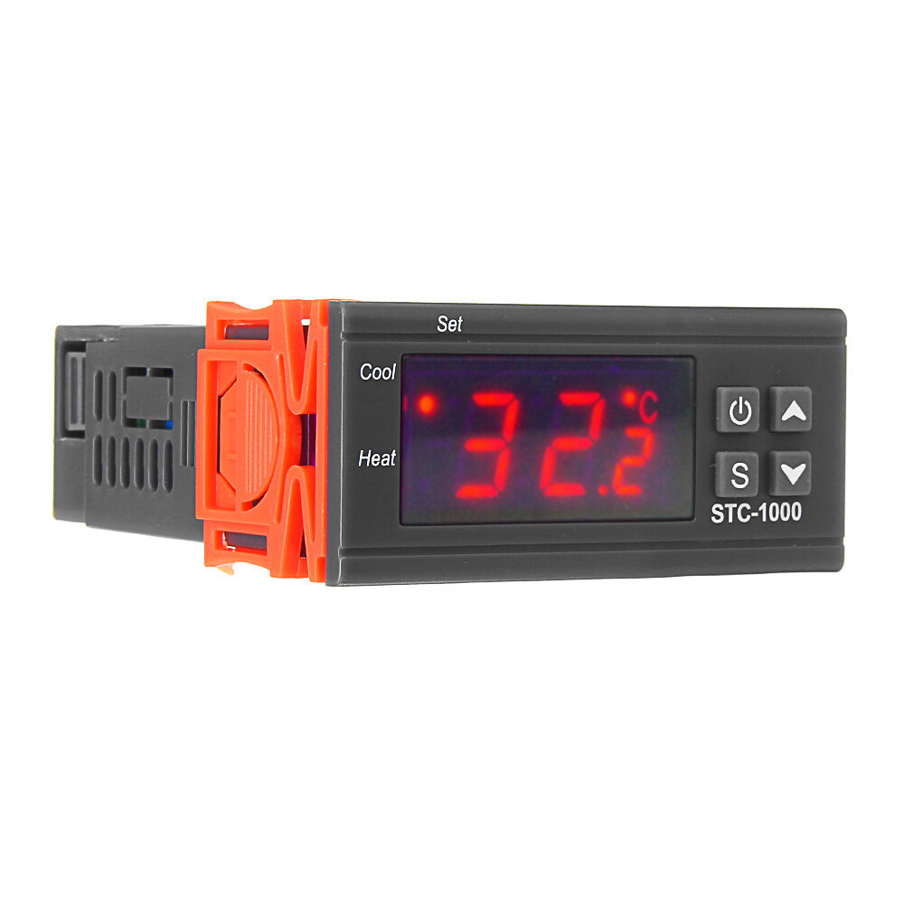 

Geekcreit® STC-1000 110V/220V/12V/24V 10A 2 Relay Output LED Digital Temperature Controller Thermostat Incubator With Se