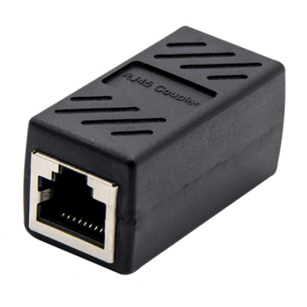 

1 Piece RJ45 Coupler Network Connector Female to Female LAN Splitter Adapter Ethernet Network Cable Extension Adapter wi