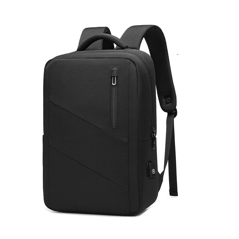 حقيبة كمبيوتر محمول للأعمال التجارية مع USB شحن حقيبة مدرسية أكتاف حقيبة تخزين للسفر ضد للماء لأجهزة الكمبيوتر المحمول م