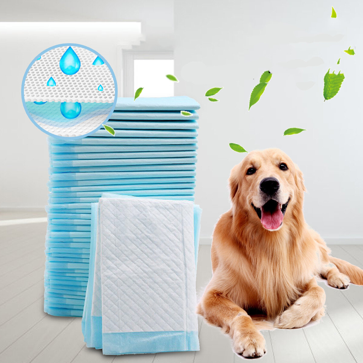Pet Dog Diapers Disposable Heavy Absorbency Underpads Pet Dog Training Urine Pad Diapers for Dogs Cl