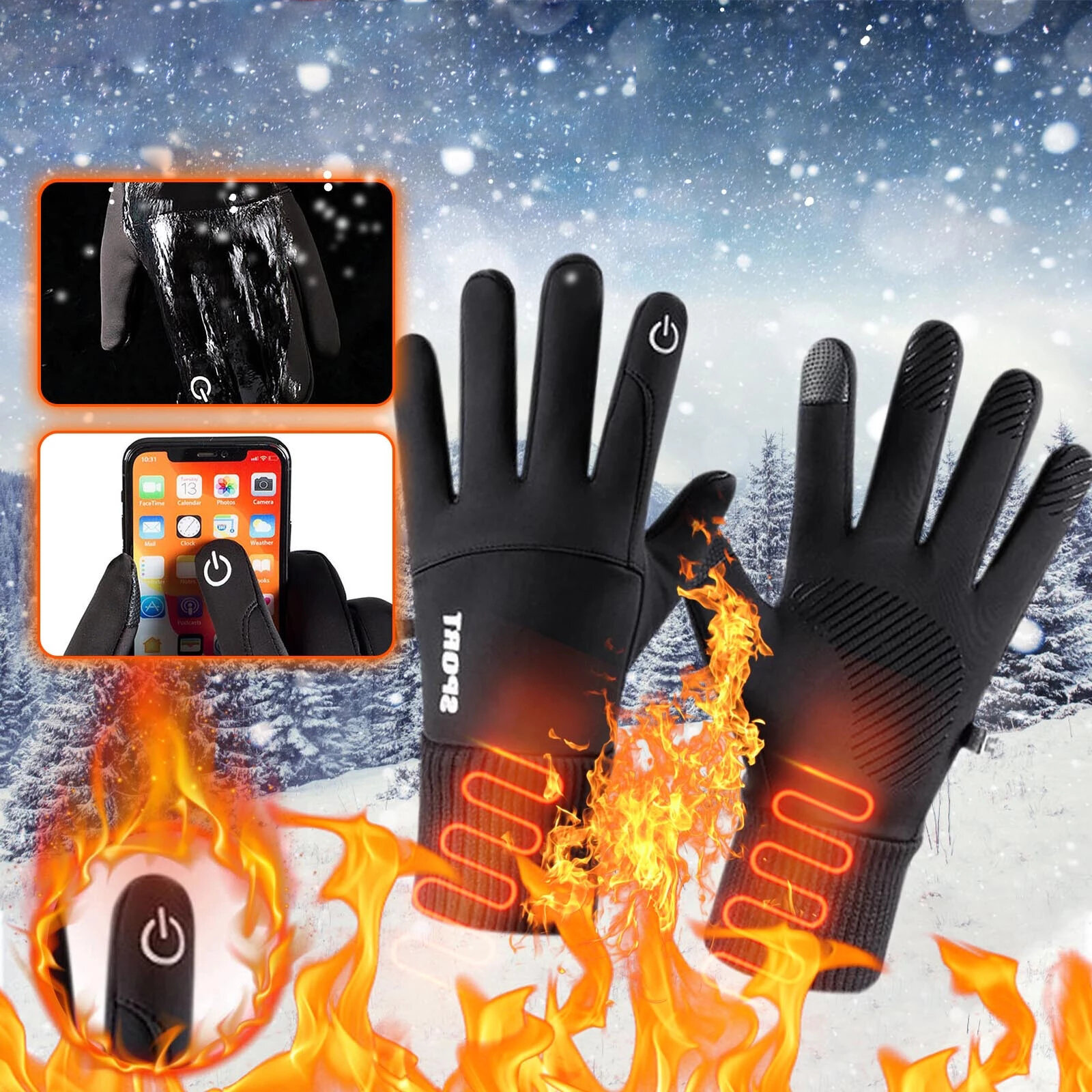 Rękawiczki zimowe za $13.90 / ~61zł