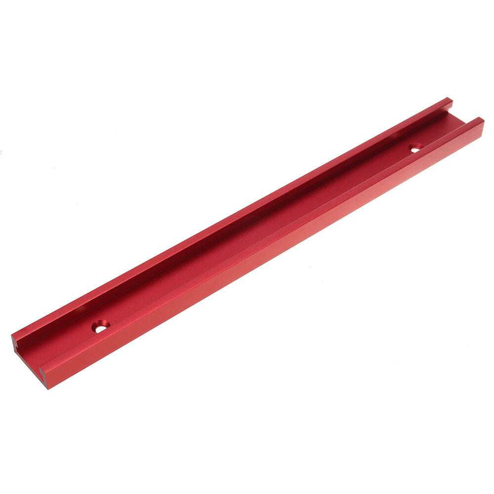 

Universal Red 300-1220mm T-slot T-track Miter Track Jig Fixture Slot 30x12.8mm For Table Saw Router Table Woodworking To