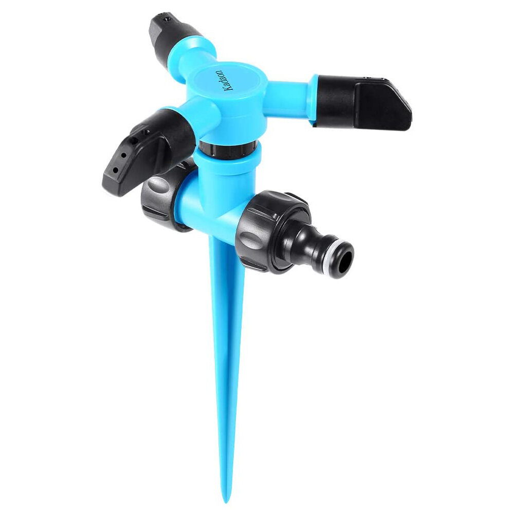 

360° Automatic Rotating Lawn Sprinkler Small Triangle G1/2 Nozzle Garden Watering Irrigation System