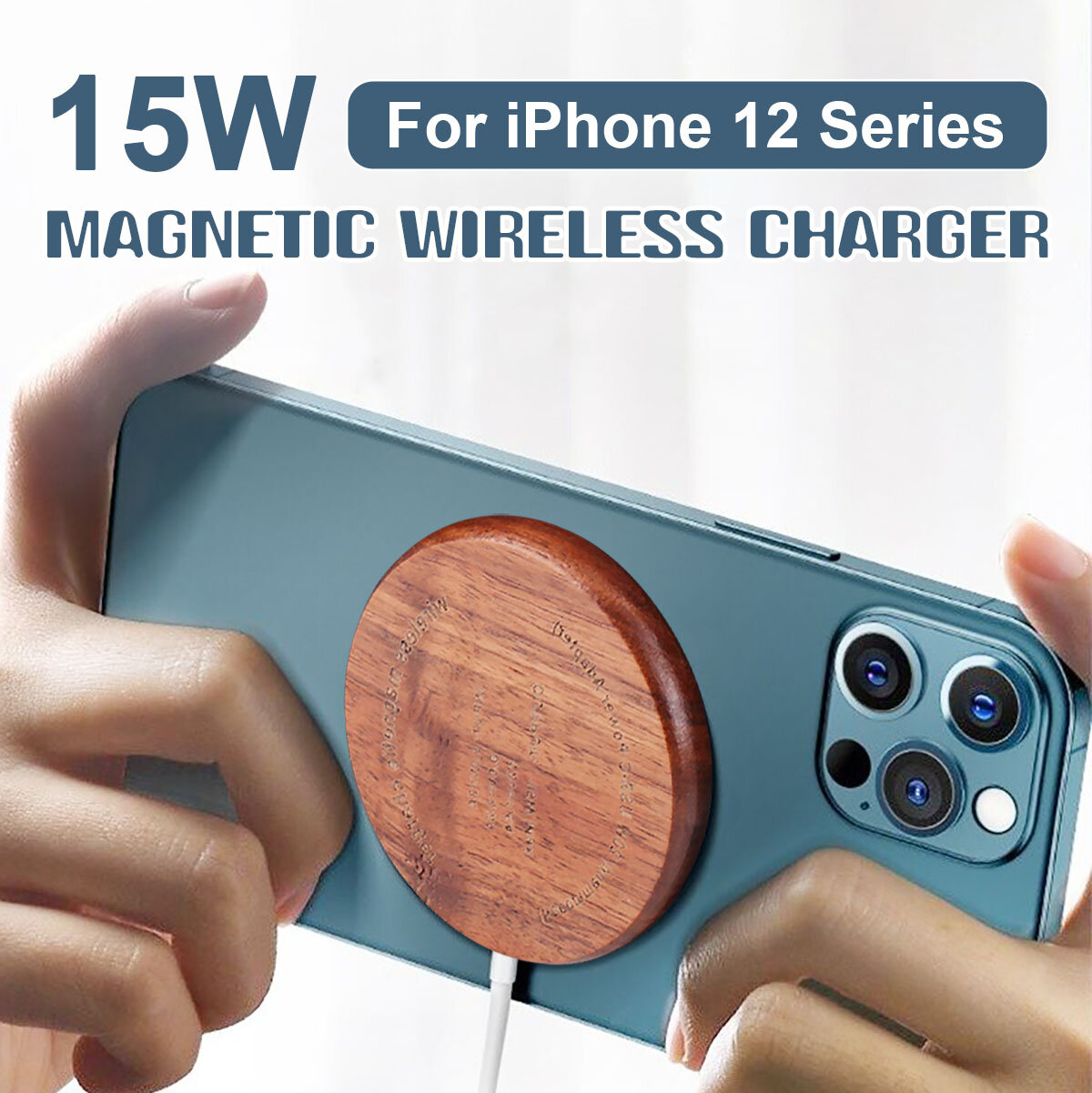 Bakeey 15W magnetische draadloze oplader voor iPhone 12-serie voor iPhone 12 Mini / 12 Pro/12 Pro Ma