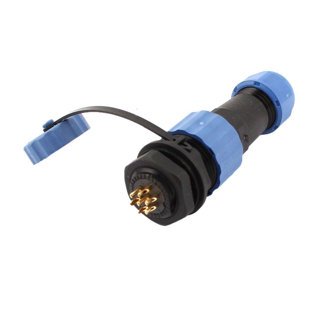 

SD16 16 мм 7 контакт Водонепроницаемы кабель Провод стыковка пластиковая авиация Коннектор 7P IP68