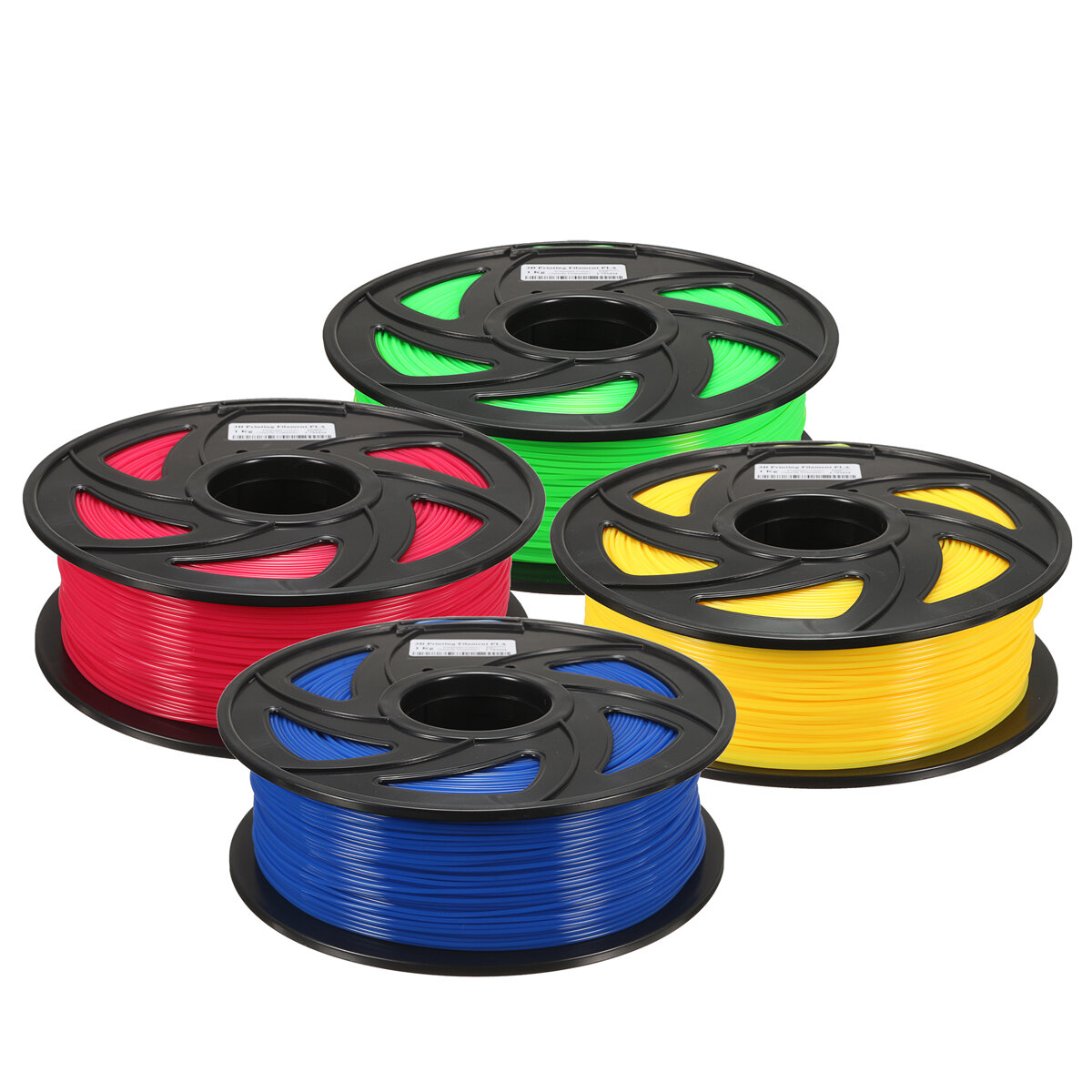 

1.75mm 1KG PLA Прозрачная красная / Синяя / Зеленая / Желтая нить для 3D-принтера RepRap