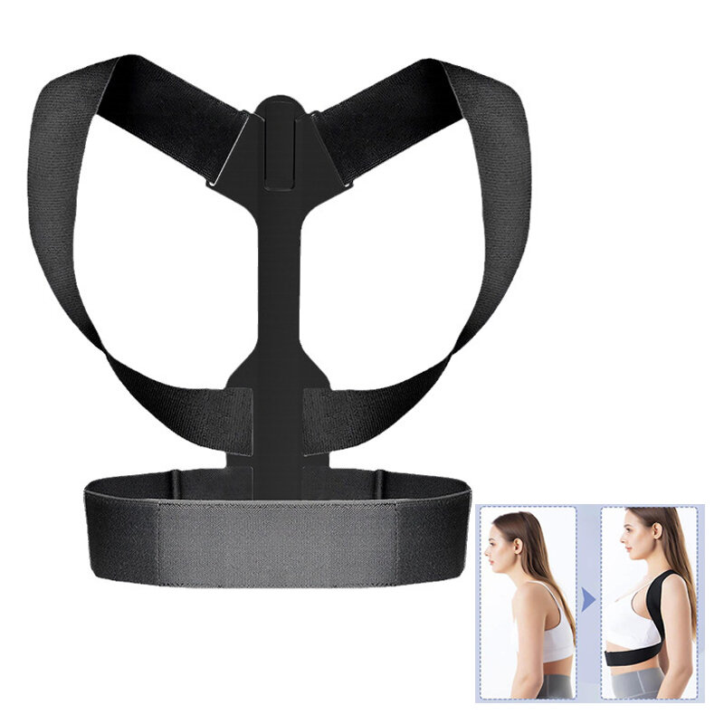 Στα 9.26 € από αποθήκη Κίνας | Posture Back Corrector Breathable Non-slip Spinal Keel Straightener Trainer for Men and Women