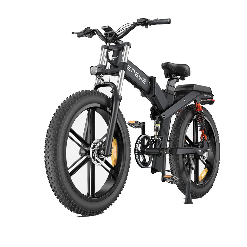 [EU DIRECT] ENGWE X26 Electric Bike 48V 19.2AH 1000W(Peak 1200W) Electric Bicycle 26*4.0Inch Fat Tire 100KM Mileage Rang