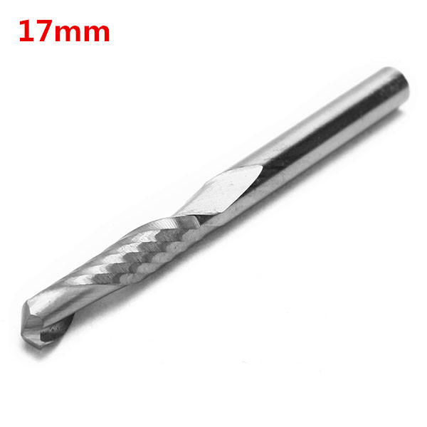 1/8 Inch Schacht Enkele Fluit End Mill Cutter 3.175x17mm Wolframstaal CNC Frees