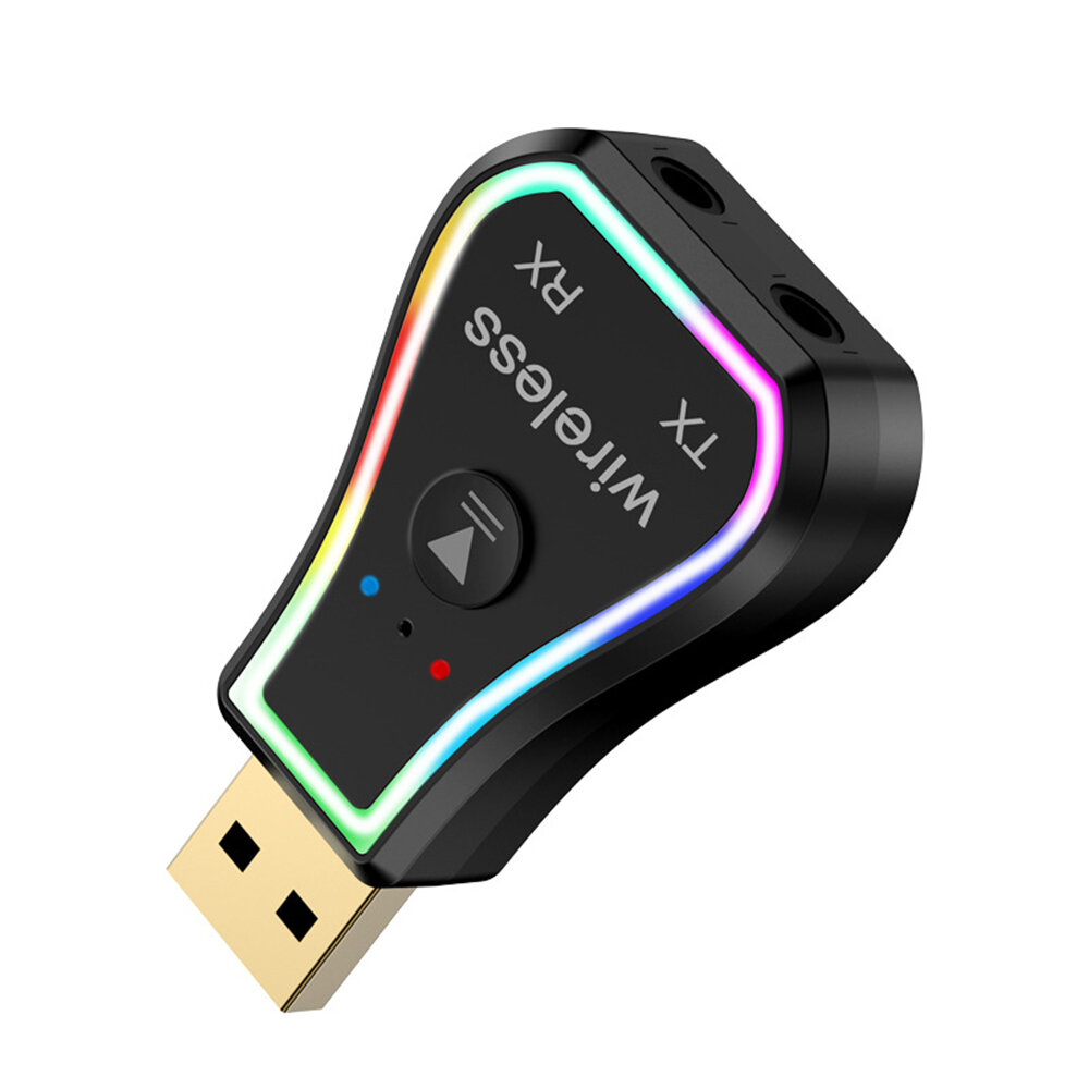 

Чжай Туо 3 в 1 USB bluetooth 5.0 Аудио передатчик Приемник Двойной режим вывода TX RX Цветful ВЕЛ Беспроводной аудиоадап