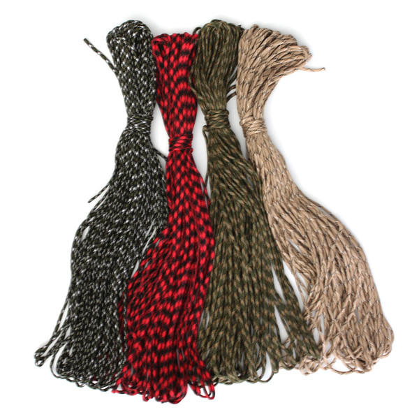 31m 7 Strand Core 550 Paracord Camouflage Parachute Cord Rope
