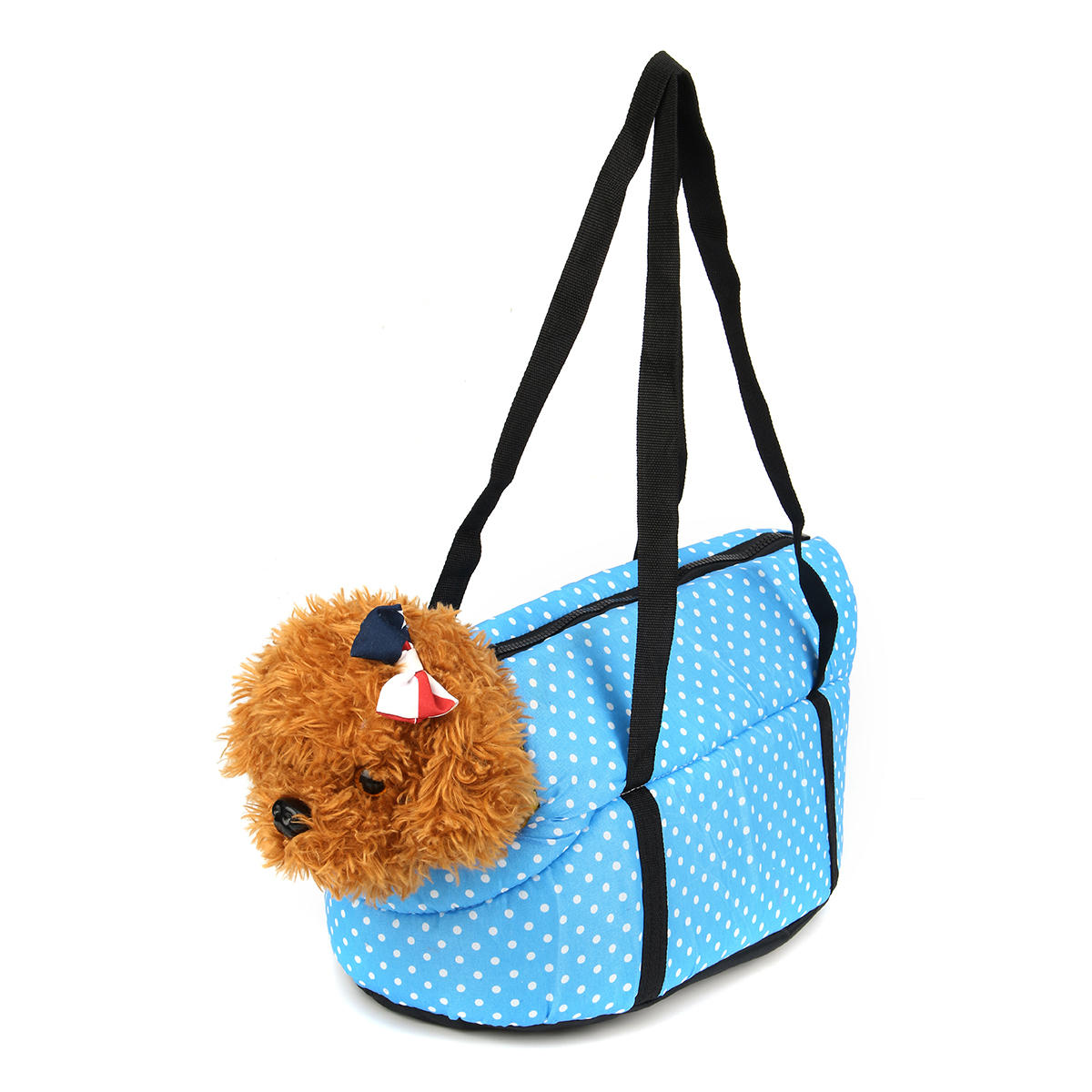 Gevulde Pet Carrier Bag Nylon Waterdichte Travel Zip Lock Carabiner Portable Safe