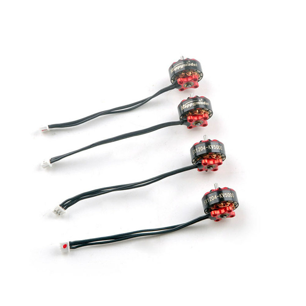 

Happymodel EX1204 1204 5000KV 2-4S Brushless Motor 2 CW & 2 CCW w/ 60mm Wire & Connector for 3 Inch Micro RC Drone FPV R