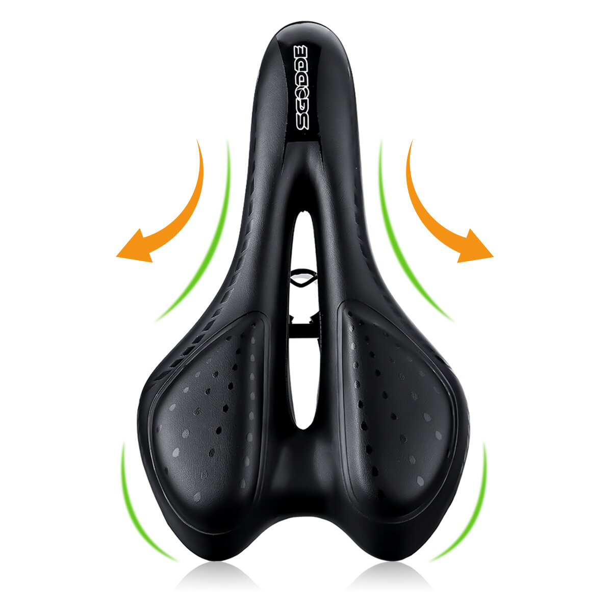 BIKEIN PRO MTB Bike Saddle Breathable Comfortable Bicycle Seat Ergonomics with Central Relief Zone Design