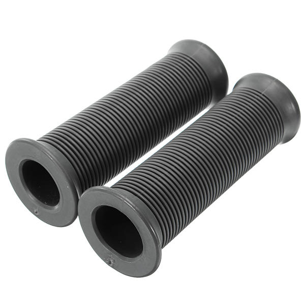 

25mm Motorcycle Handlebar Hand Grips Grey Cafe Racer Bubber Clubman Custom